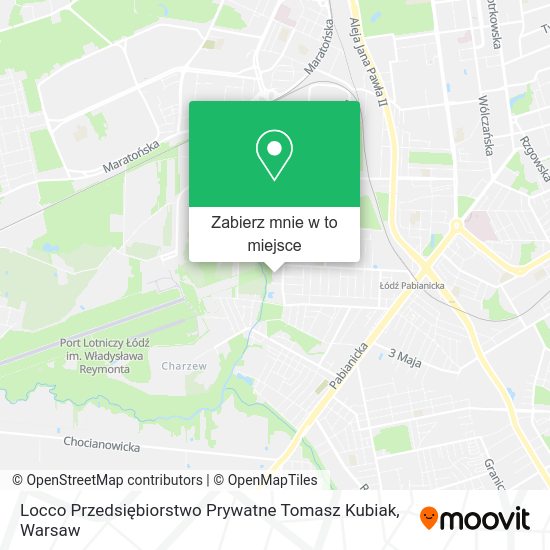 Mapa Locco Przedsiębiorstwo Prywatne Tomasz Kubiak