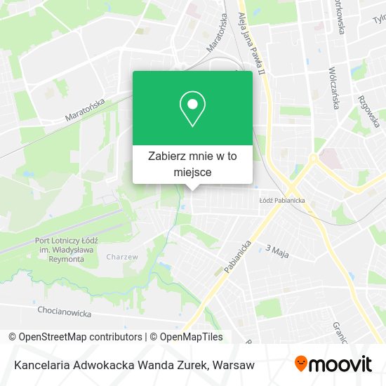 Mapa Kancelaria Adwokacka Wanda Zurek