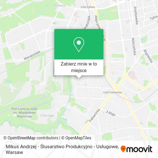 Mapa Mikus Andrzej - Ślusarstwo Produkcyjno - Usługowe