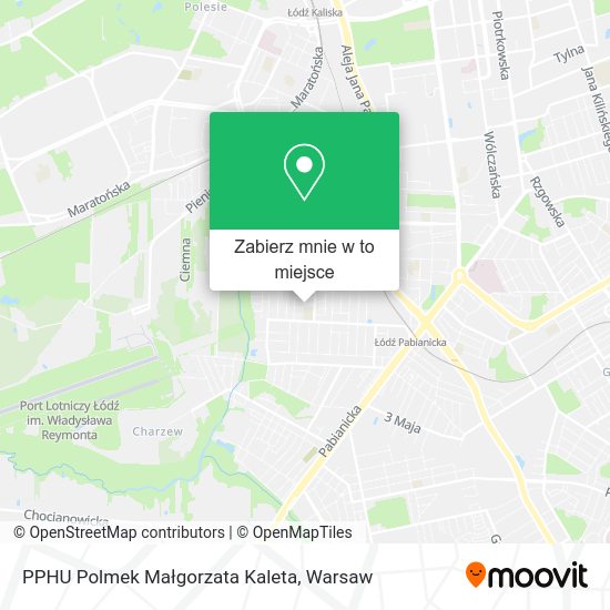 Mapa PPHU Polmek Małgorzata Kaleta