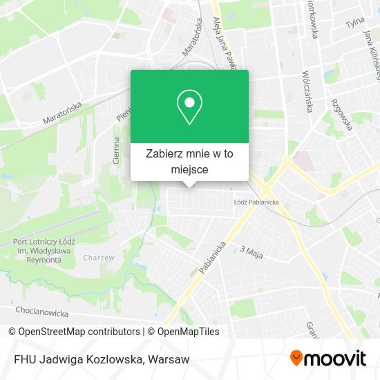 Mapa FHU Jadwiga Kozlowska