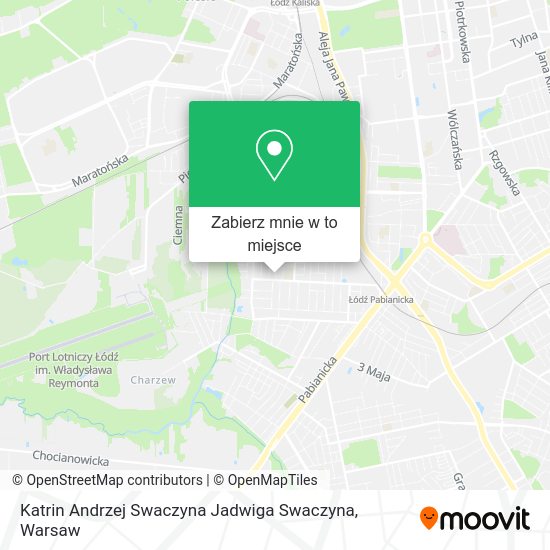 Mapa Katrin Andrzej Swaczyna Jadwiga Swaczyna