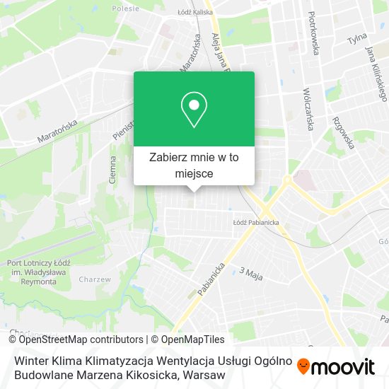 Mapa Winter Klima Klimatyzacja Wentylacja Usługi Ogólno Budowlane Marzena Kikosicka