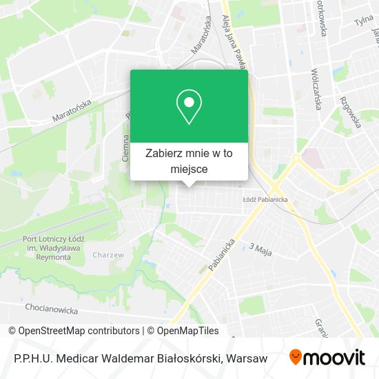 Mapa P.P.H.U. Medicar Waldemar Białoskórski