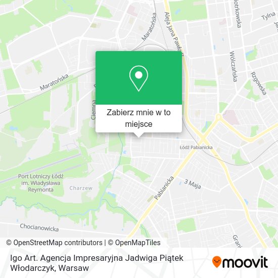 Mapa Igo Art. Agencja Impresaryjna Jadwiga Piątek Włodarczyk