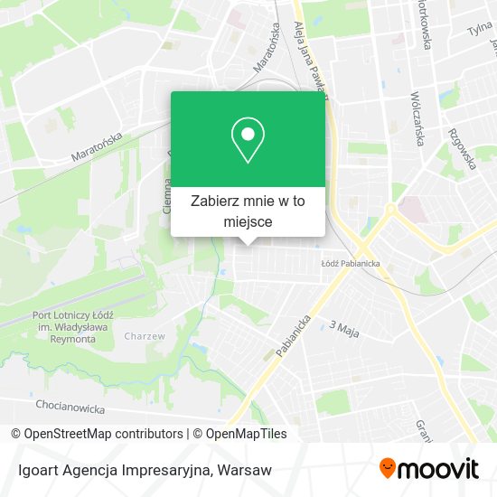 Mapa Igoart Agencja Impresaryjna