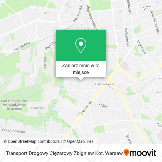 Mapa Transport Drogowy Ciężarowy Zbigniew Kot