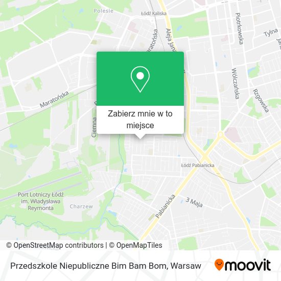 Mapa Przedszkole Niepubliczne Bim Bam Bom