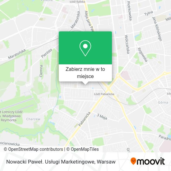 Mapa Nowacki Paweł. Usługi Marketingowe