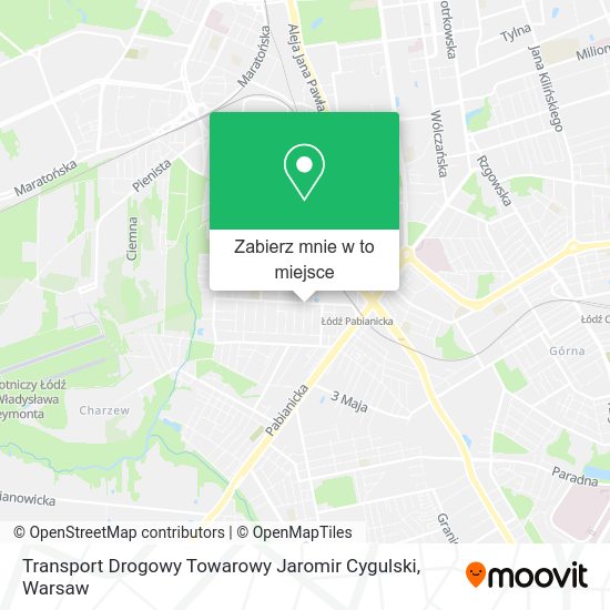 Mapa Transport Drogowy Towarowy Jaromir Cygulski