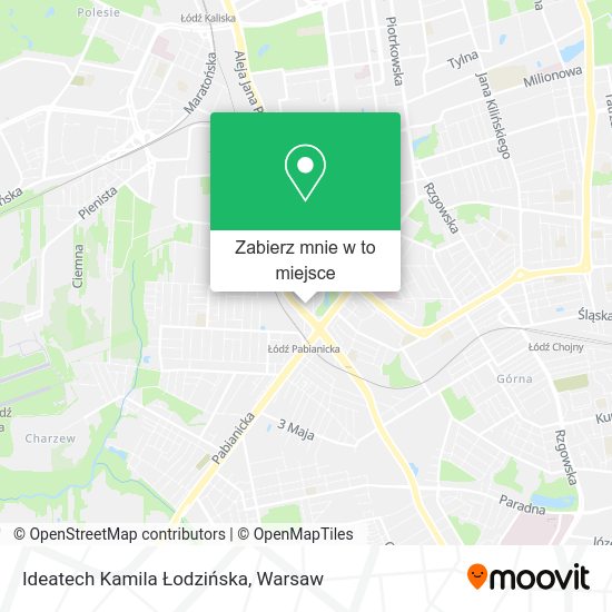 Mapa Ideatech Kamila Łodzińska