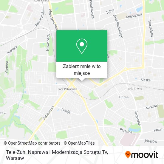 Mapa Tele-Zuh. Naprawa i Modernizacja Sprzętu Tv