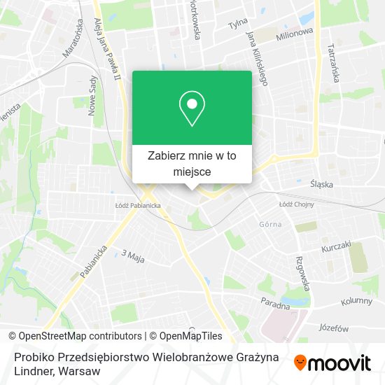 Mapa Probiko Przedsiębiorstwo Wielobranżowe Grażyna Lindner