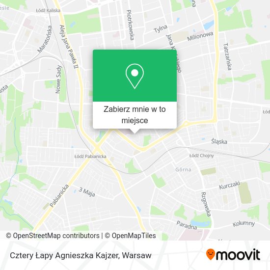 Mapa Cztery Łapy Agnieszka Kajzer