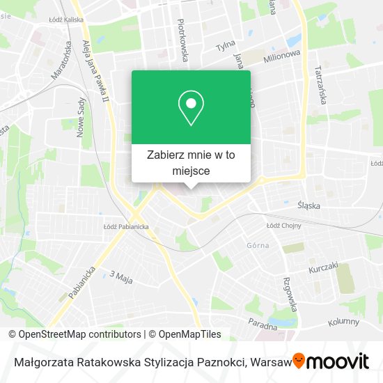 Mapa Małgorzata Ratakowska Stylizacja Paznokci