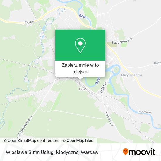 Mapa Wiesława Sufin Usługi Medyczne