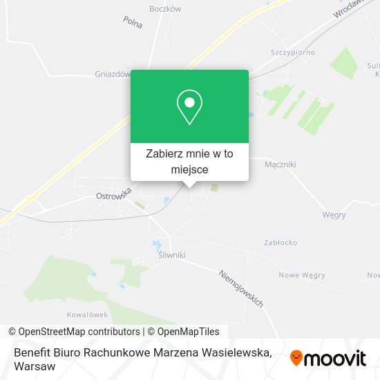 Mapa Benefit Biuro Rachunkowe Marzena Wasielewska