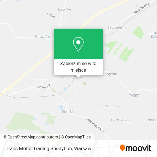 Mapa Trans Motor Trading Spedytion