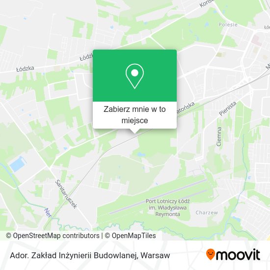 Mapa Ador. Zakład Inżynierii Budowlanej