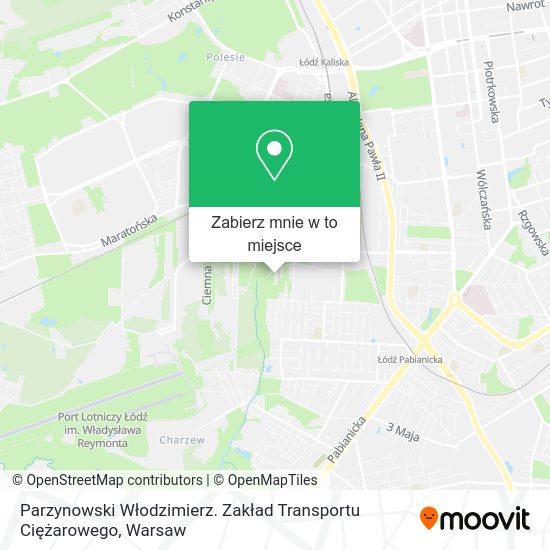 Mapa Parzynowski Włodzimierz. Zakład Transportu Ciężarowego