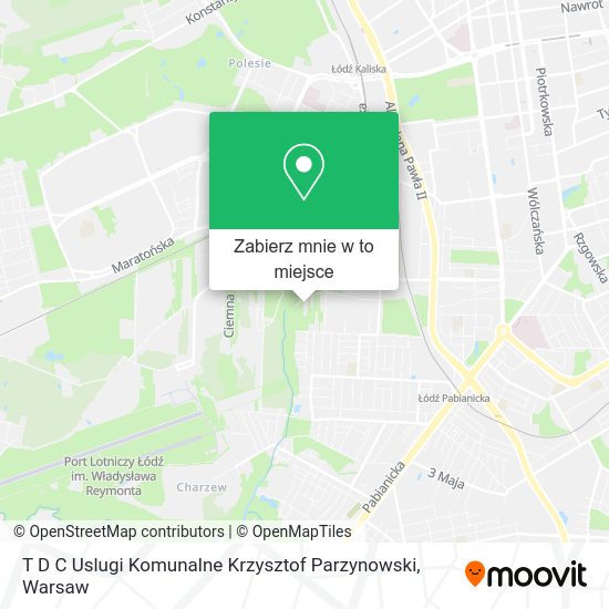 Mapa T D C Uslugi Komunalne Krzysztof Parzynowski