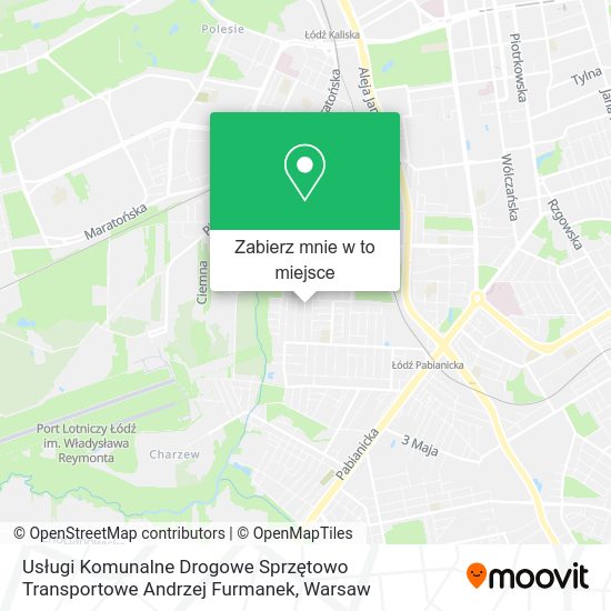 Mapa Usługi Komunalne Drogowe Sprzętowo Transportowe Andrzej Furmanek