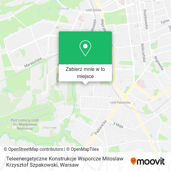 Mapa Teleenergetyczne Konstrukcje Wsporcze Miloslaw Krzysztof Szpakowski