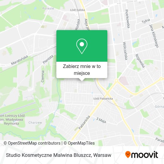 Mapa Studio Kosmetyczne Malwina Bluszcz