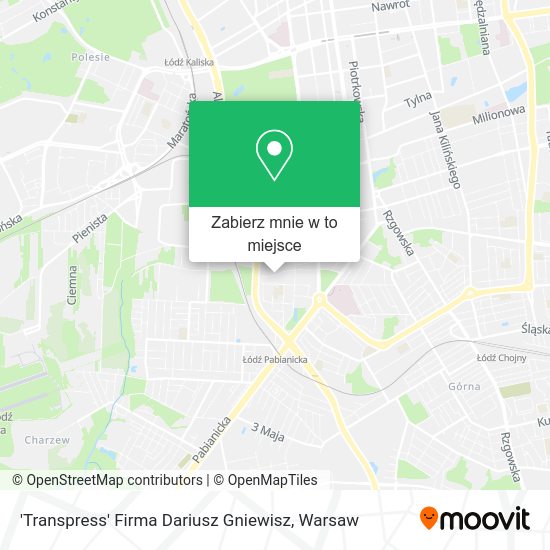 Mapa 'Transpress' Firma Dariusz Gniewisz