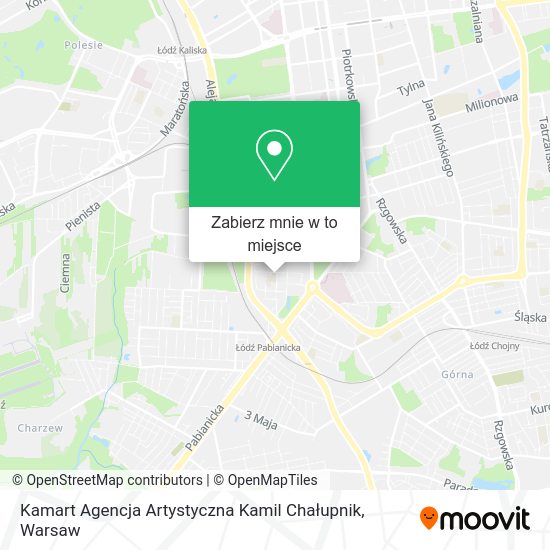 Mapa Kamart Agencja Artystyczna Kamil Chałupnik