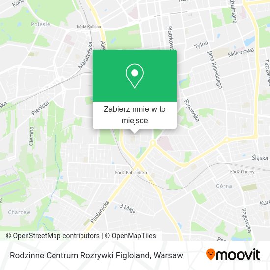 Mapa Rodzinne Centrum Rozrywki Figloland