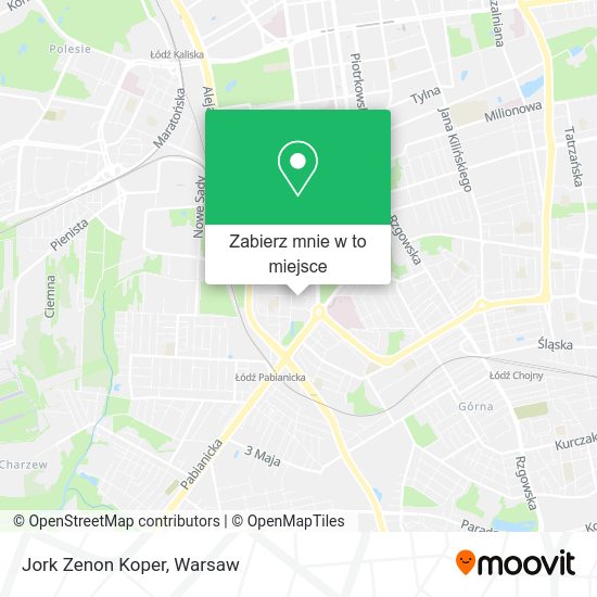 Mapa Jork Zenon Koper