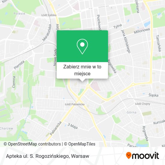 Mapa Apteka ul. S. Rogozińskiego