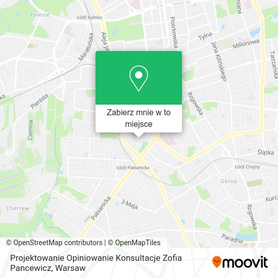 Mapa Projektowanie Opiniowanie Konsultacje Zofia Pancewicz