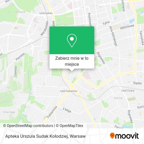 Mapa Apteka Urszula Sudak Kołodziej