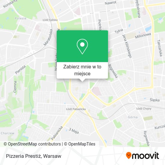 Mapa Pizzeria Prestiż