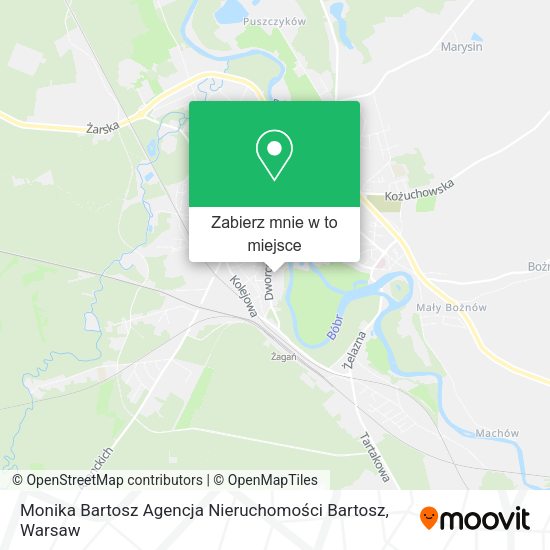 Mapa Monika Bartosz Agencja Nieruchomości Bartosz