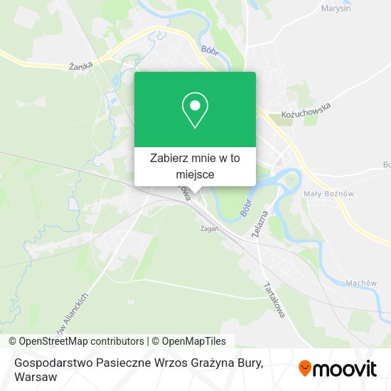 Mapa Gospodarstwo Pasieczne Wrzos Grażyna Bury