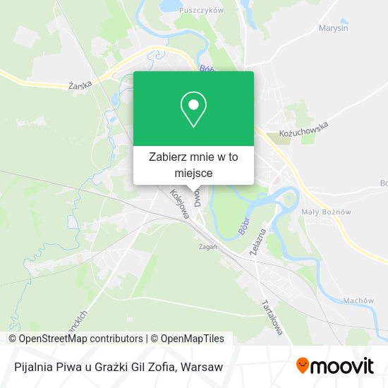 Mapa Pijalnia Piwa u Grażki Gil Zofia