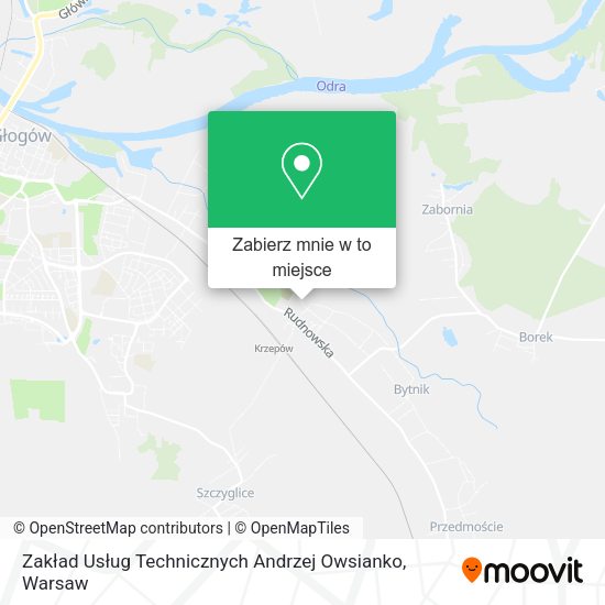 Mapa Zakład Usług Technicznych Andrzej Owsianko