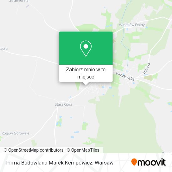 Mapa Firma Budowlana Marek Kempowicz