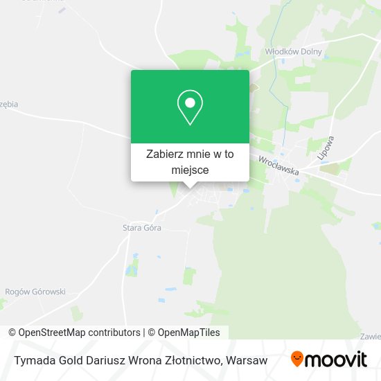 Mapa Tymada Gold Dariusz Wrona Złotnictwo