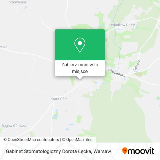 Mapa Gabinet Stomatologiczny Dorota Łęcka