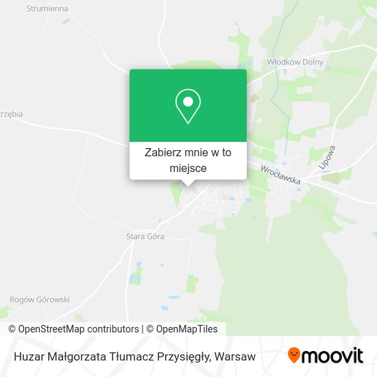 Mapa Huzar Małgorzata Tłumacz Przysięgły