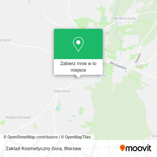 Mapa Zaklad Kosmetyczny Gora