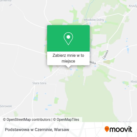 Mapa Podstawowa w Czerninie