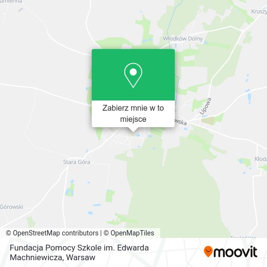 Mapa Fundacja Pomocy Szkole im. Edwarda Machniewicza