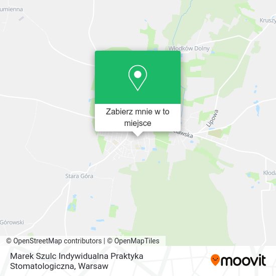 Mapa Marek Szulc Indywidualna Praktyka Stomatologiczna