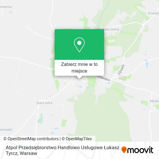 Mapa Atpol Przedsiębiorstwo Handlowo Usługowe Łukasz Tyrcz