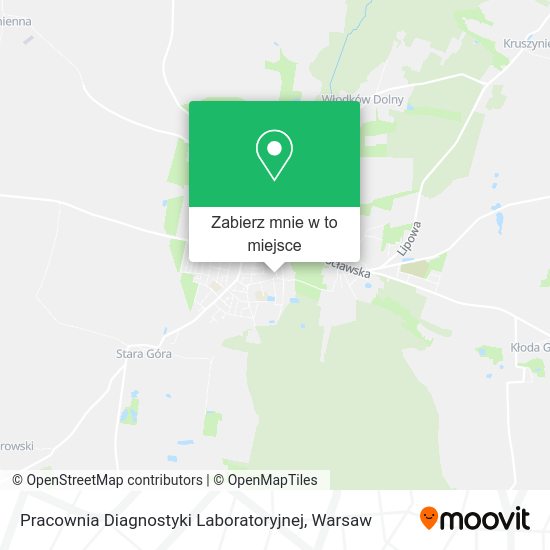 Mapa Pracownia Diagnostyki Laboratoryjnej